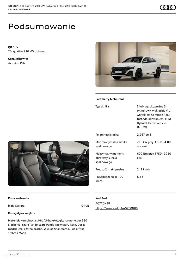 Audi Q8 50 TDI mHEV Quattro Tiptronic - 9