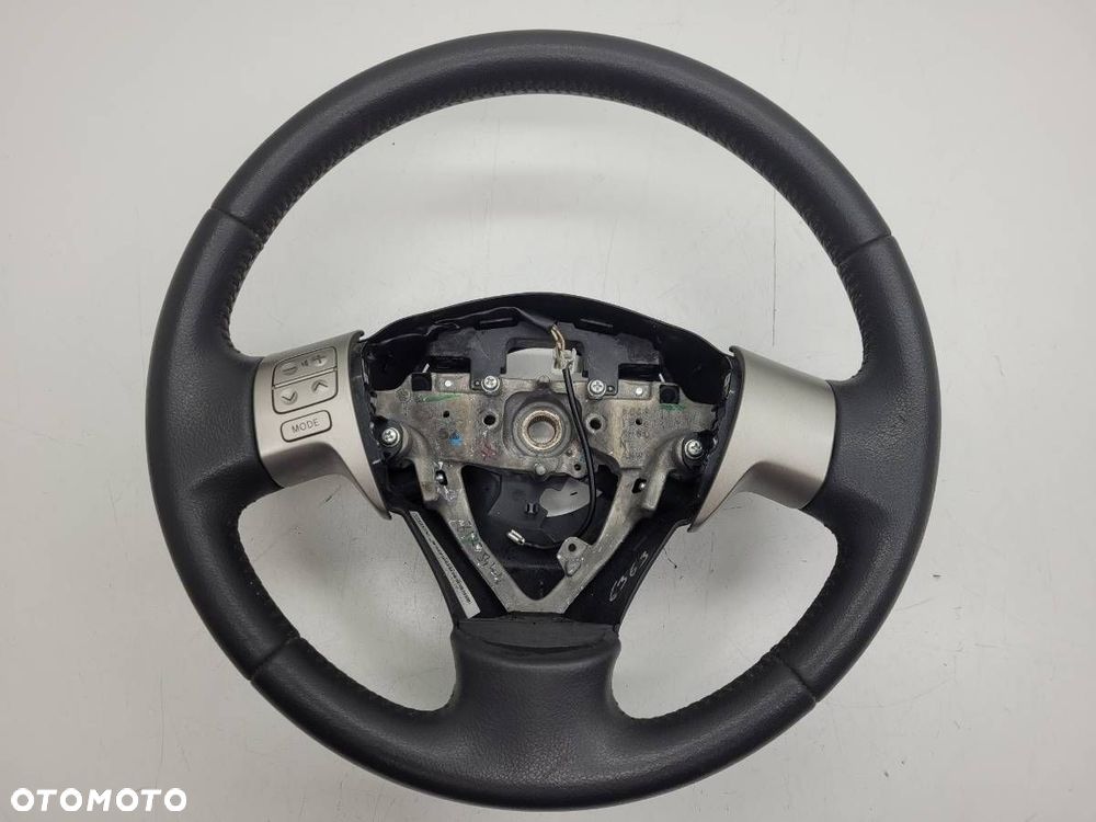 KIEROWNICA MULTIFUNKCJA SKÓRA TOYOTA COROLLA E15 607095272 ORYGINAŁ - 1