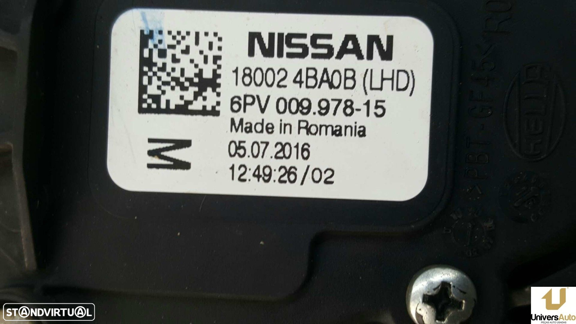 POTENCIÓMETRO PEDAL ACELERADOR NISSAN QASHQAI (J11) ACENTA - 4