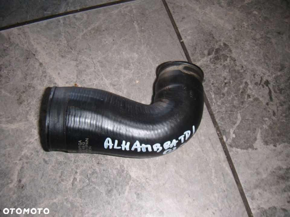 seat alhambra 02r 1.9 tdi przewód intercooler nr 7m3145955g - 1