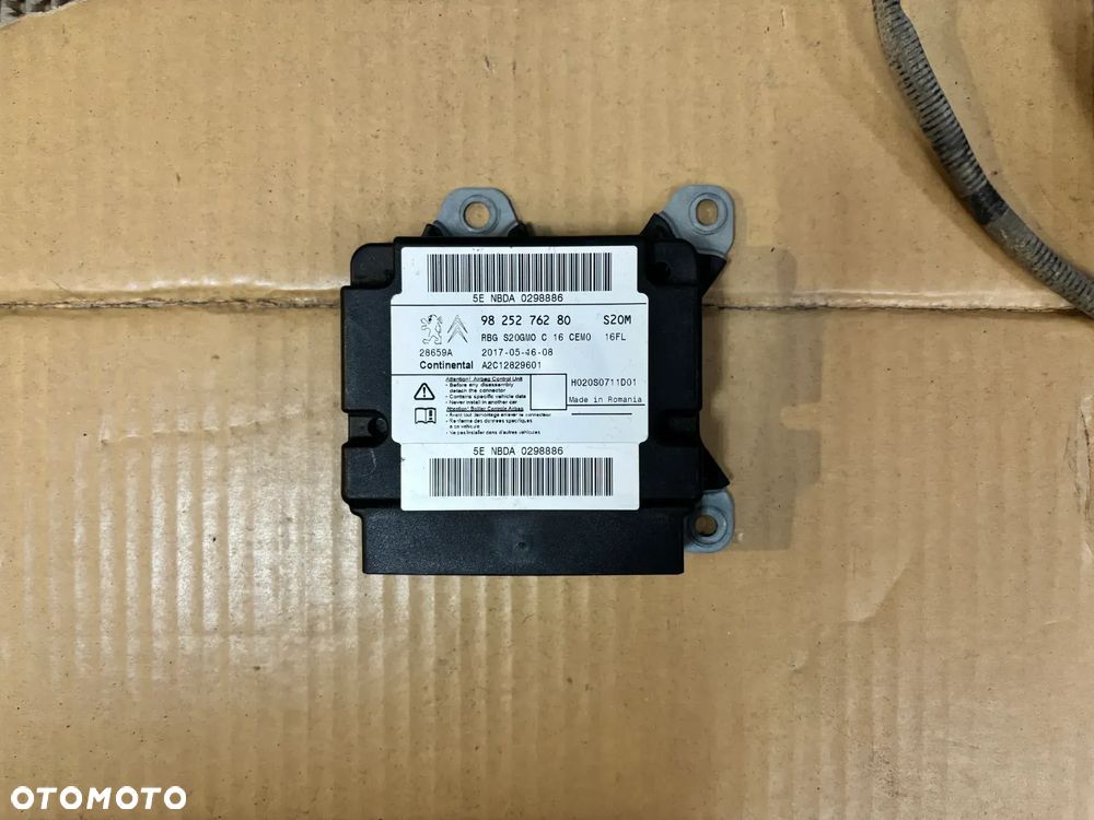 OPEL CROSSLAND X MODUŁ SENSOR PODUSZEK AIRBAG 9825276280 - 1