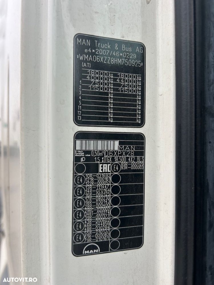 MAN TGX18500,XXL, Intarder, Factura externa - 23