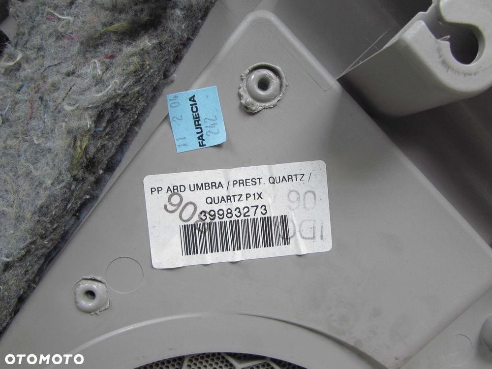VOLVO V50 04-12 TAPICERKA BOCZEK DRZWI TYL PRAWY SKORA JASNA 39983273 - 9