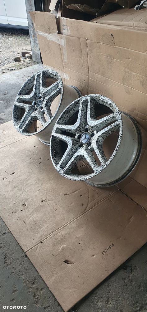 Alufelga felga aluminiowa 10J 21 ET46 5x112 Mercedes GL X166 W166 AMG Oryginał A1664012502 - 5