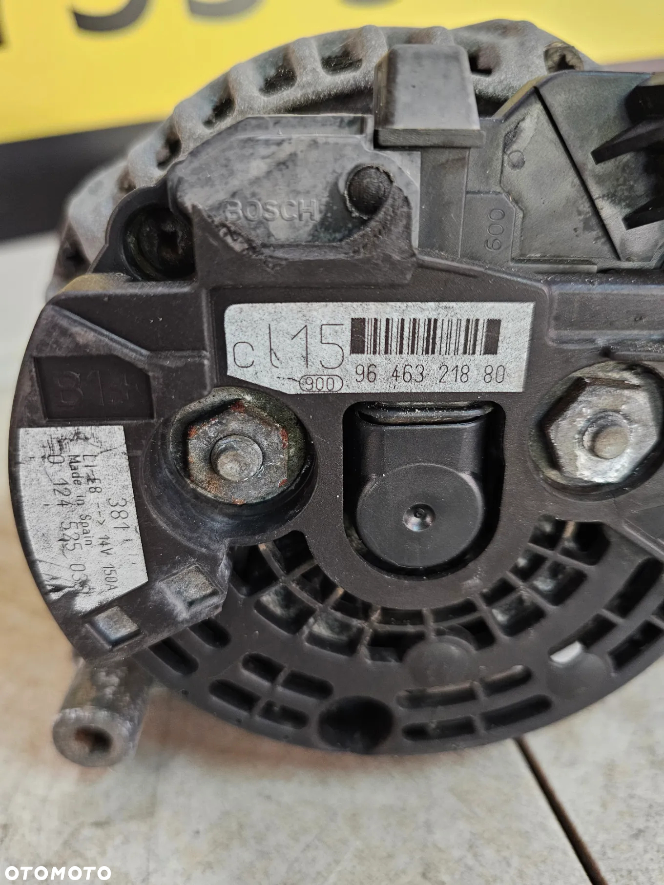 CITROEN PEUGEOT 2.0 HDI ALTERNATOR 0124525035 - 2