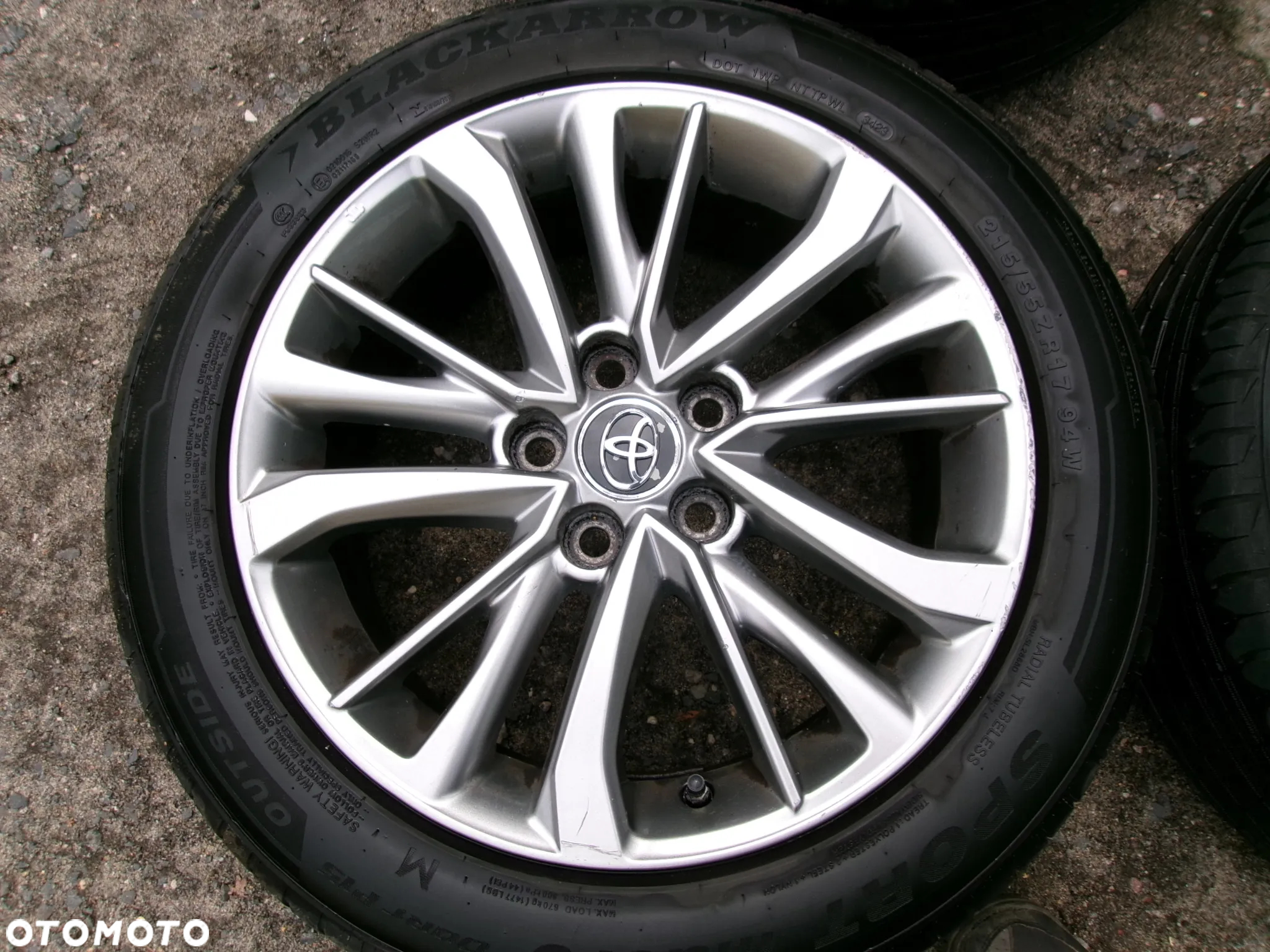 KOŁA FELGI ALU OPONY LATO  215/55/17 TOYOTA AVENSIS T27   VERSO  5X114,3 - 3