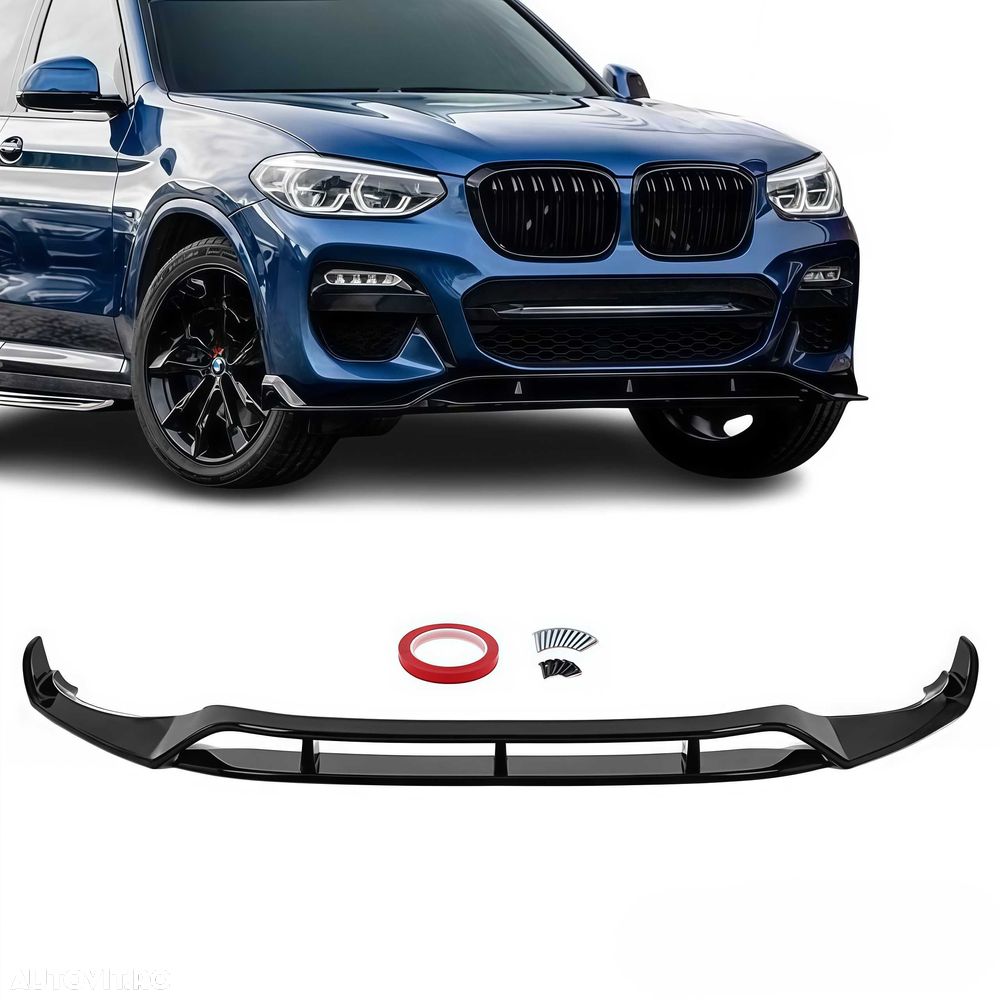Prelungire Extensie Lip Bara Fata M BMW X3 X4 G01 G02 (17-21), Lucios - 1