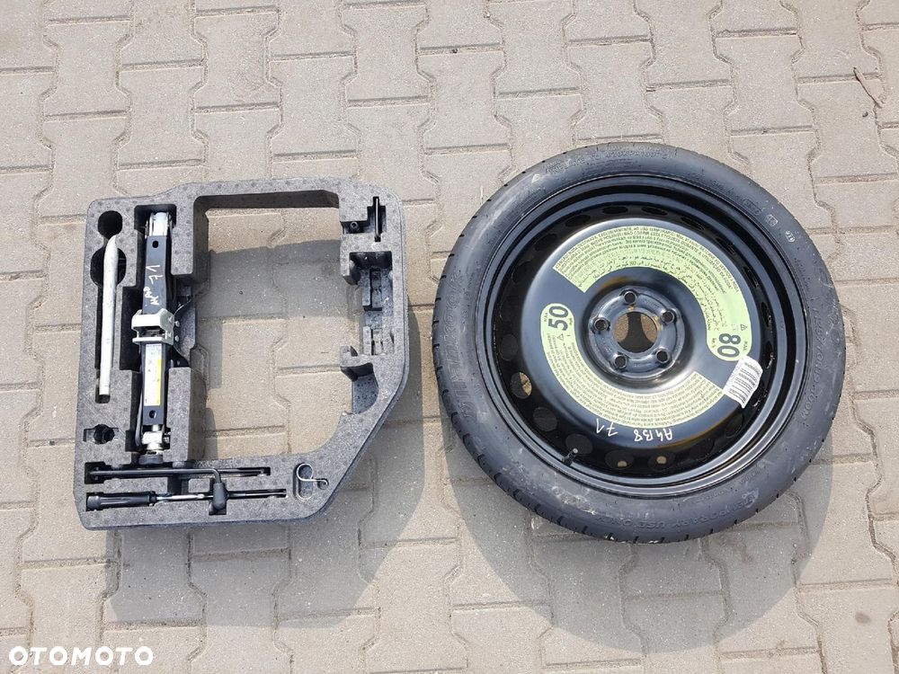 AUDI A4 B8 08-16r A5 8T KOŁO DOJAZDOWE 19 5X112 LEWAREK - 1