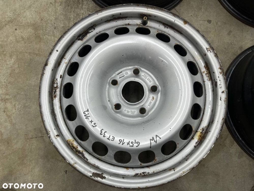 Felga VW Tiguan Sharan II Alhambra II 7n 10-22r. 6,5jx16 5x112 ET33 felgi stalowe 16 cali KOMPLET - 3
