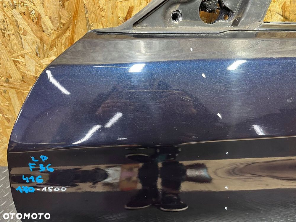 bmw 4 f36 gran coupe 2016 przód strona lewa drzwi przednie 416 carbonschwar - 2