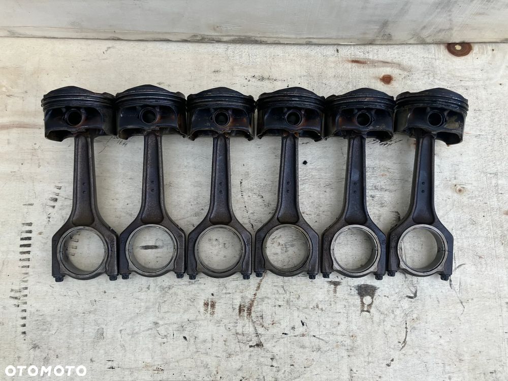 TŁOK KORBOWÓD BMW E60 E90 N53B25A N53 N52 TŁOKI KORBOWODY - 1