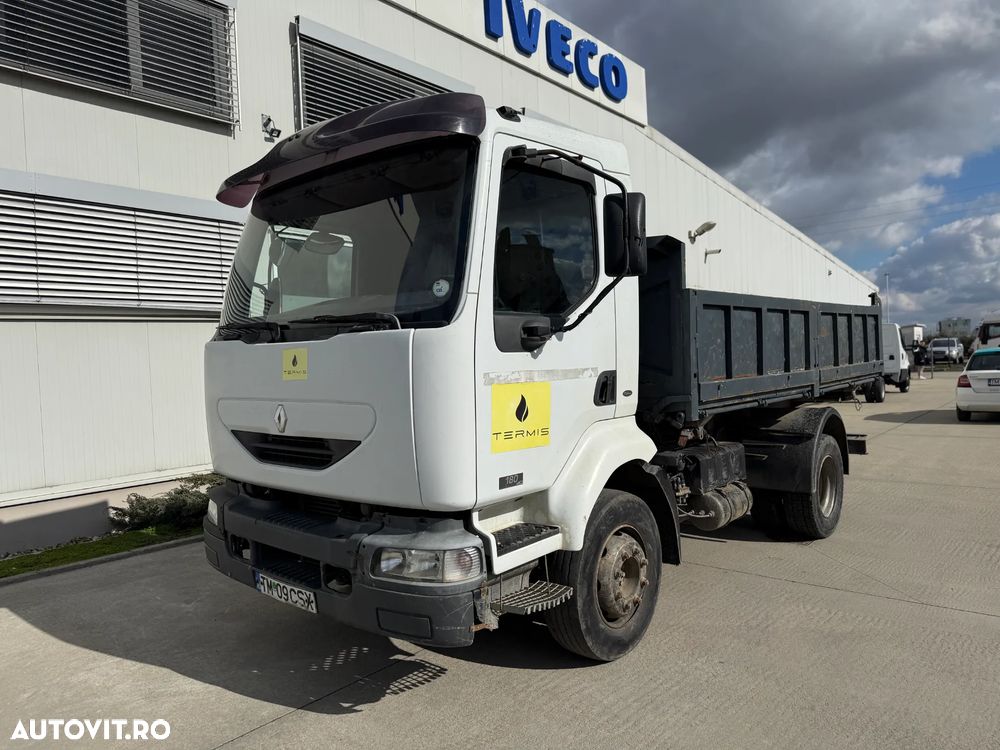 Renault MIDLUM Cab 180.13 174 CP Bena basculabila - 1
