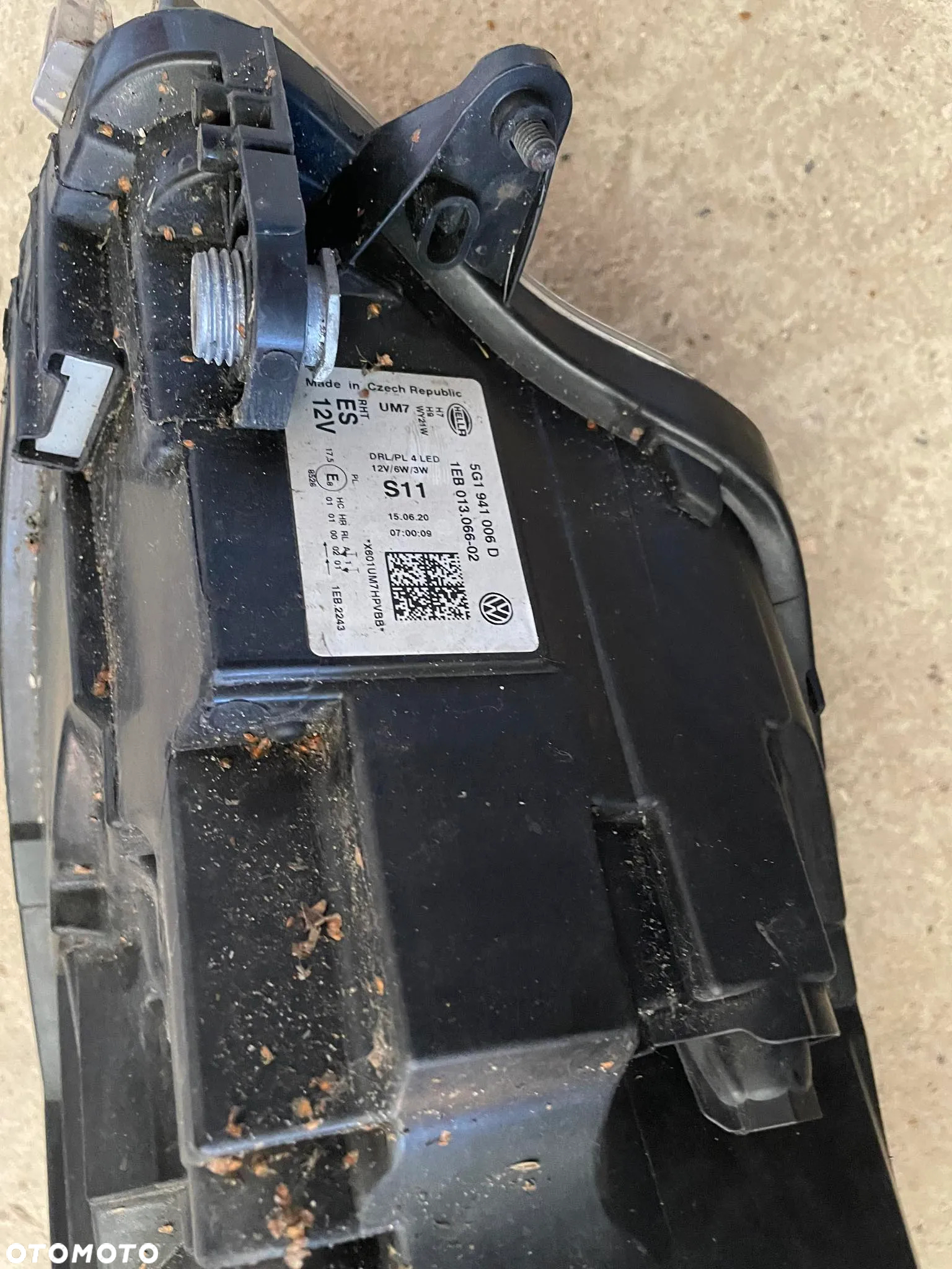 Lampa przednia prawa VW GOLF VII 2012 - 2020 oryginalna - 5