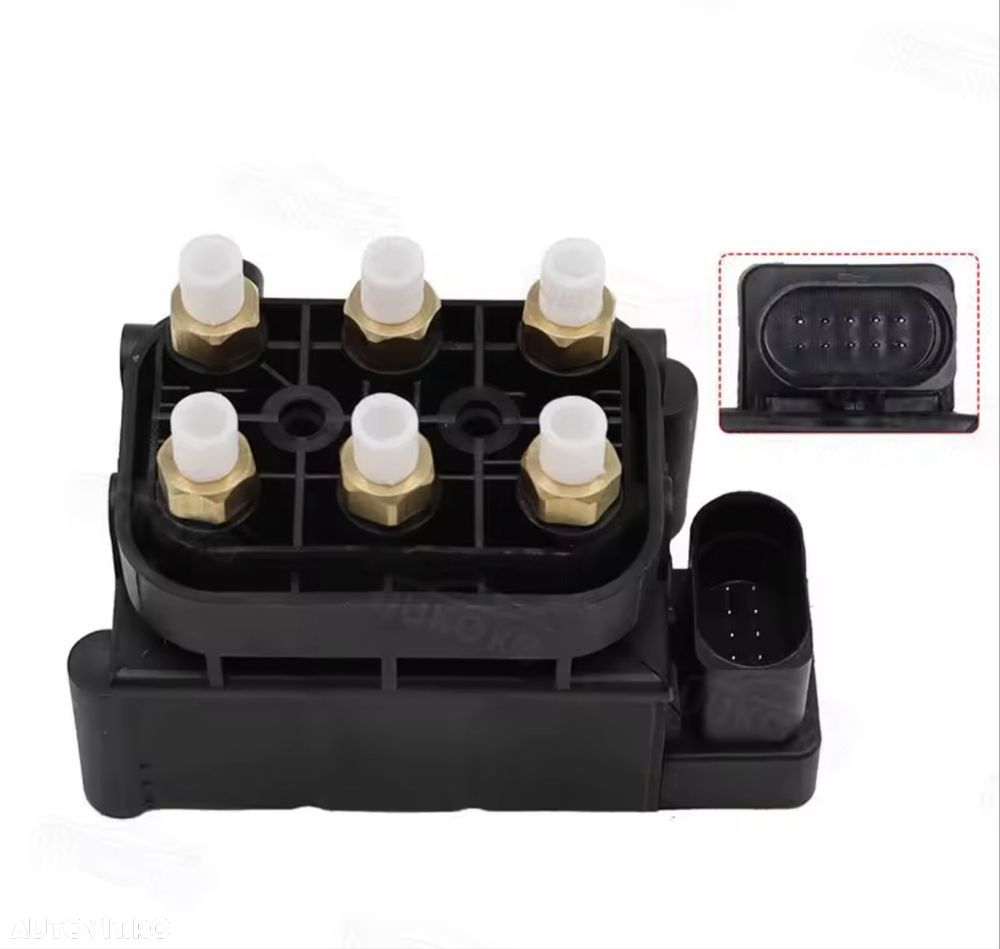 Bloc Valve Suspensie Solenoid Supapa Perne Vw Touareg Audi Q7 Cayenne - 2