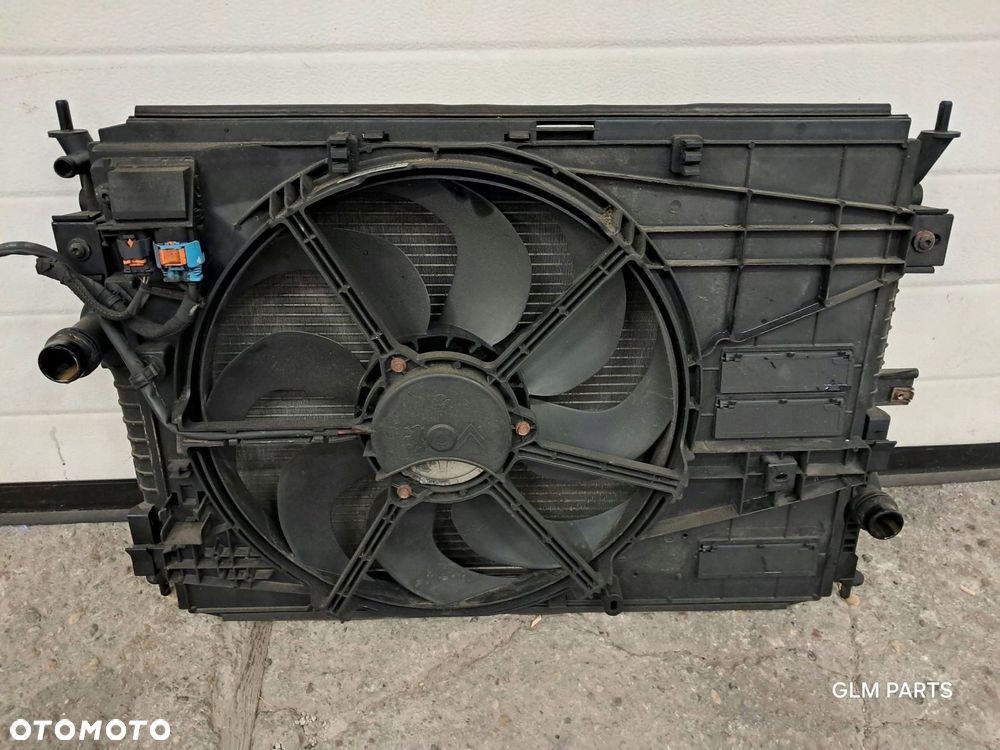 peugeot 308 ii t9 1.2 thp pas przedni komplet chłodnic wentylator - 1