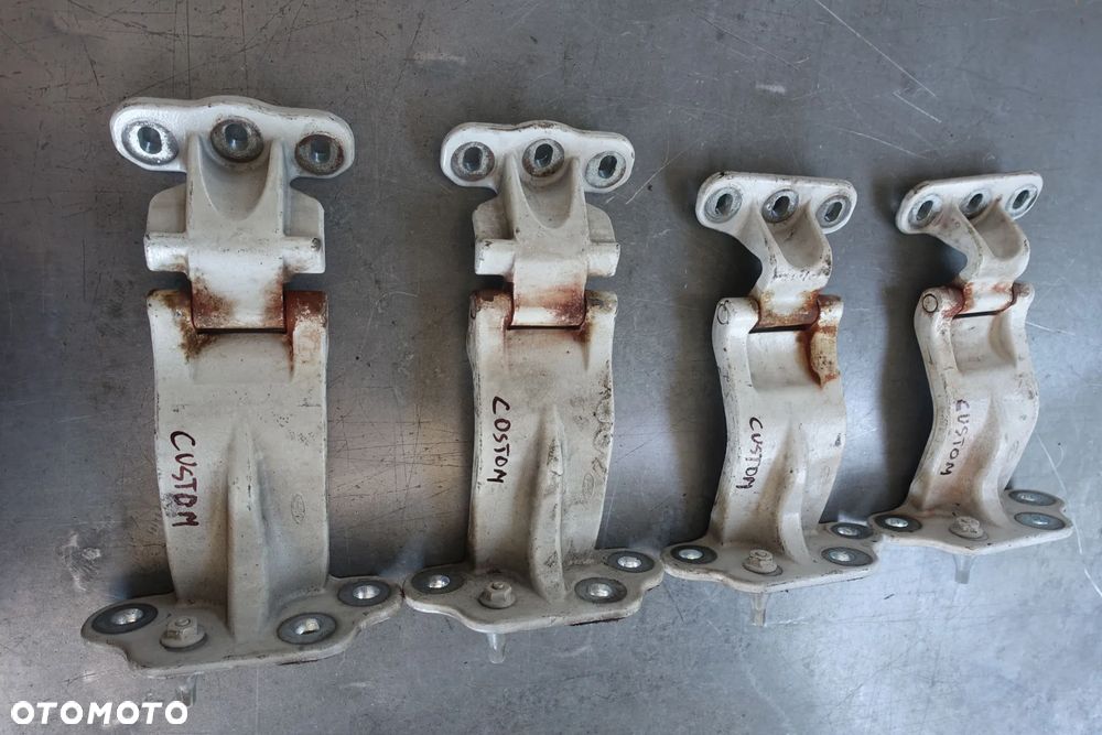 ZAWIAS LEWY PRAWY DRZWI TYLNYCH TRANSIT CUSTOM 14r. - 1