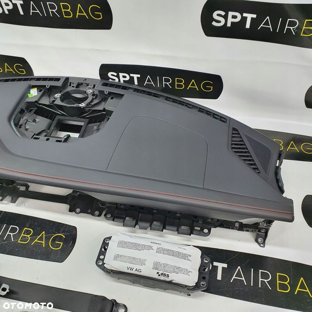 PORSCHE TARGA DESKA ROZDZIELCZA KONSOLA KOKPIT PULPIT PODUSZKI AIRBAG AIR BAG PASY KIT SET - 4