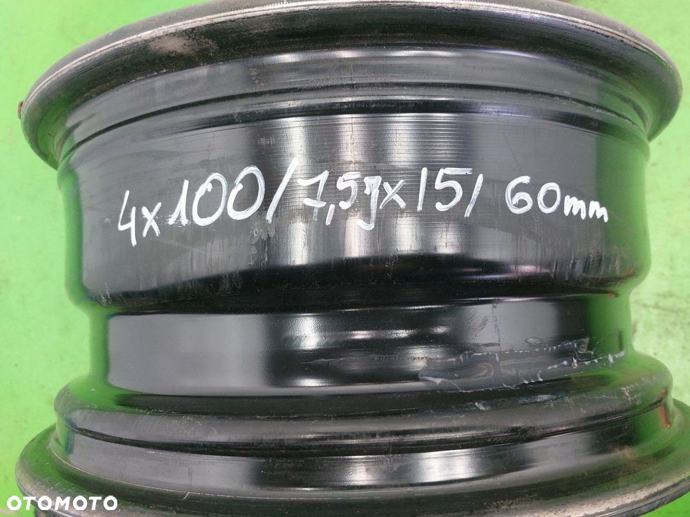 Felga stalowa Renault Megane II 6,5 J X 15 ET 45 4X100 CZARNA - 5