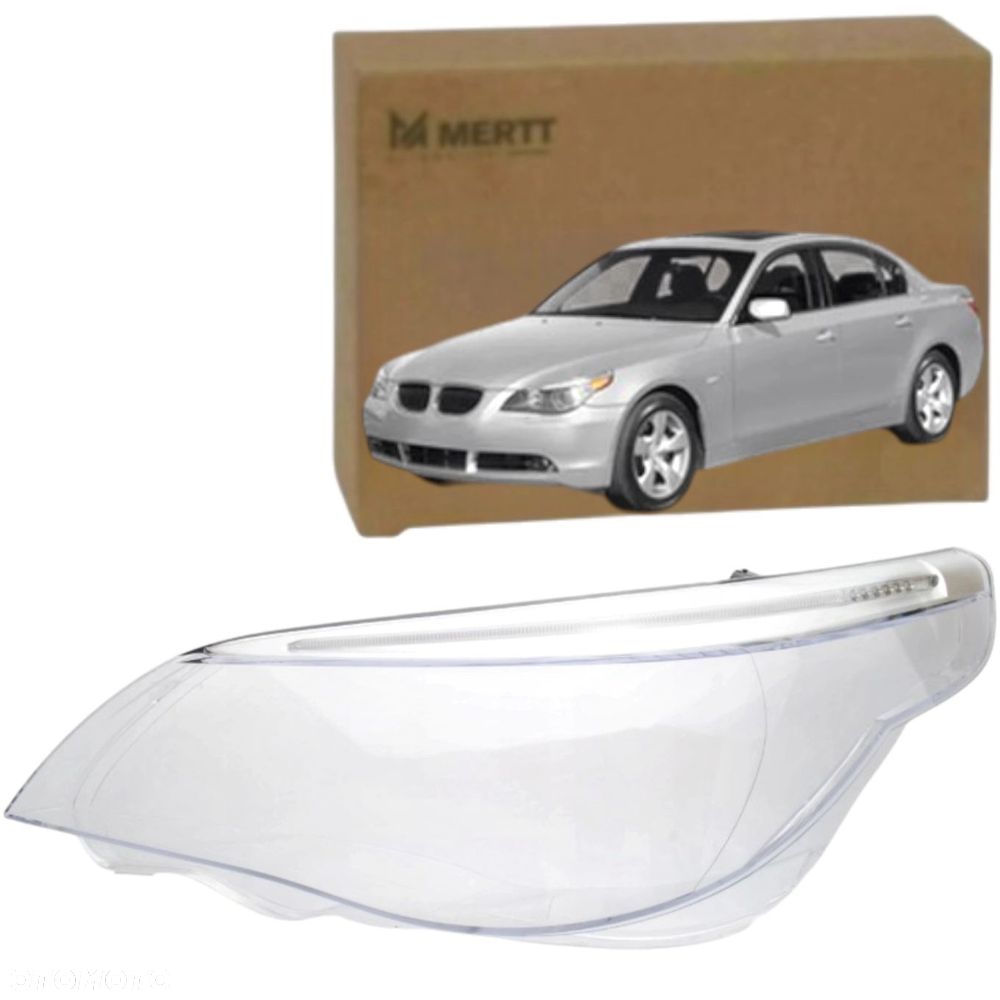 LCI KLOSZ LEWY szkło reflektora lampy przedniej BMW 5 E60 E61 2007-2010 - 1
