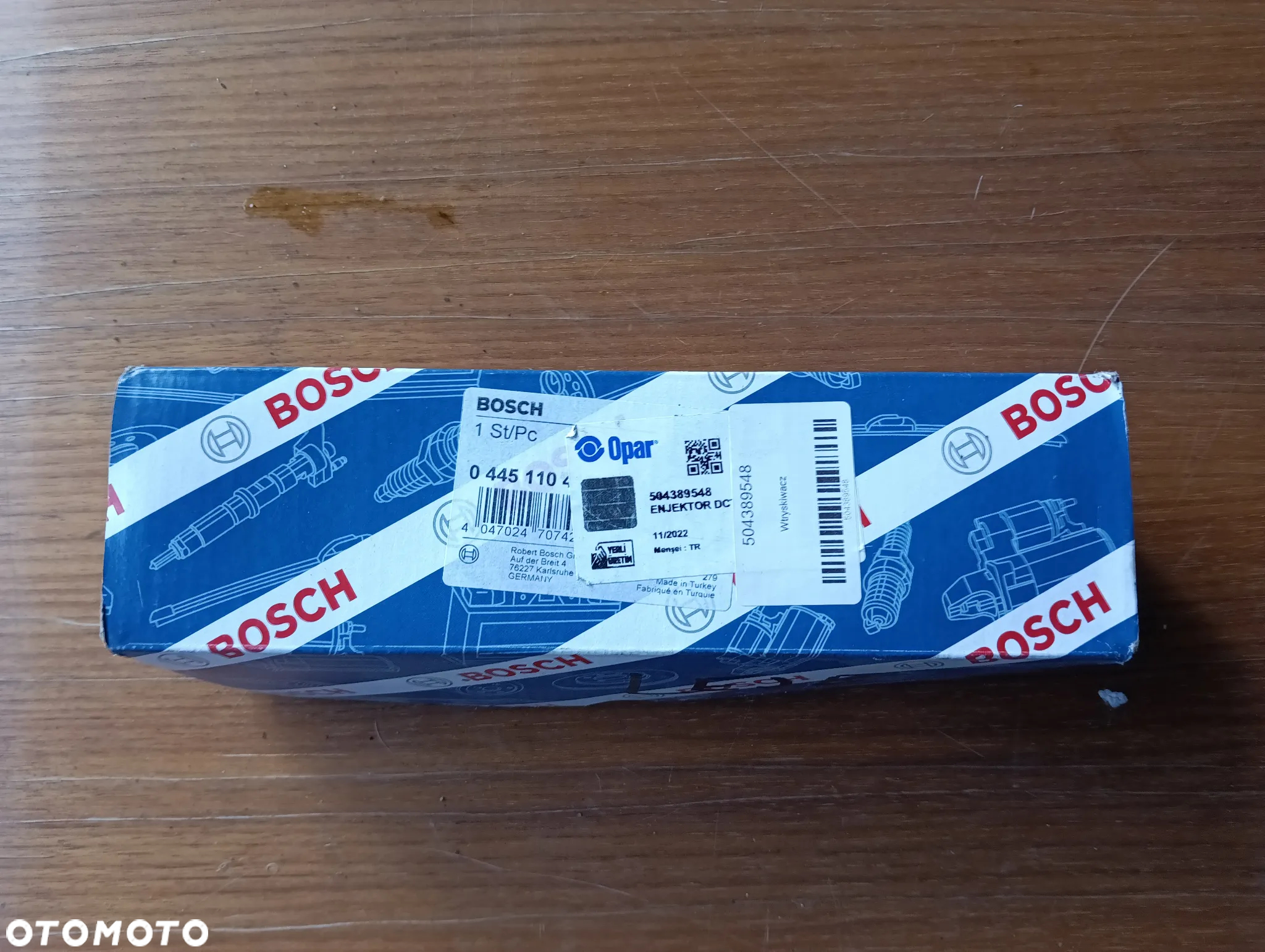 Iveco Daily Fiat Ducato 2,3 07 - 14 komplet wtryskiwaczy 4 szt. Euro 4/5 Bosch 504389548 0445110520 - 6