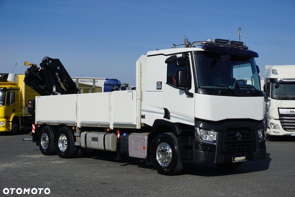 Renault T 380 / 6 X 2 / SKRZYNIOWY + HDS / HIAB 302 E-5 / PILOT / OŚ SKRĘTNA - 10