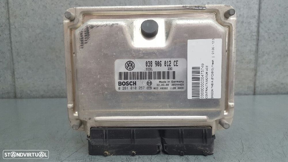 CENTRALINA MOTOR UCE SKODA FABIA I 2000 -038906012CE - 4
