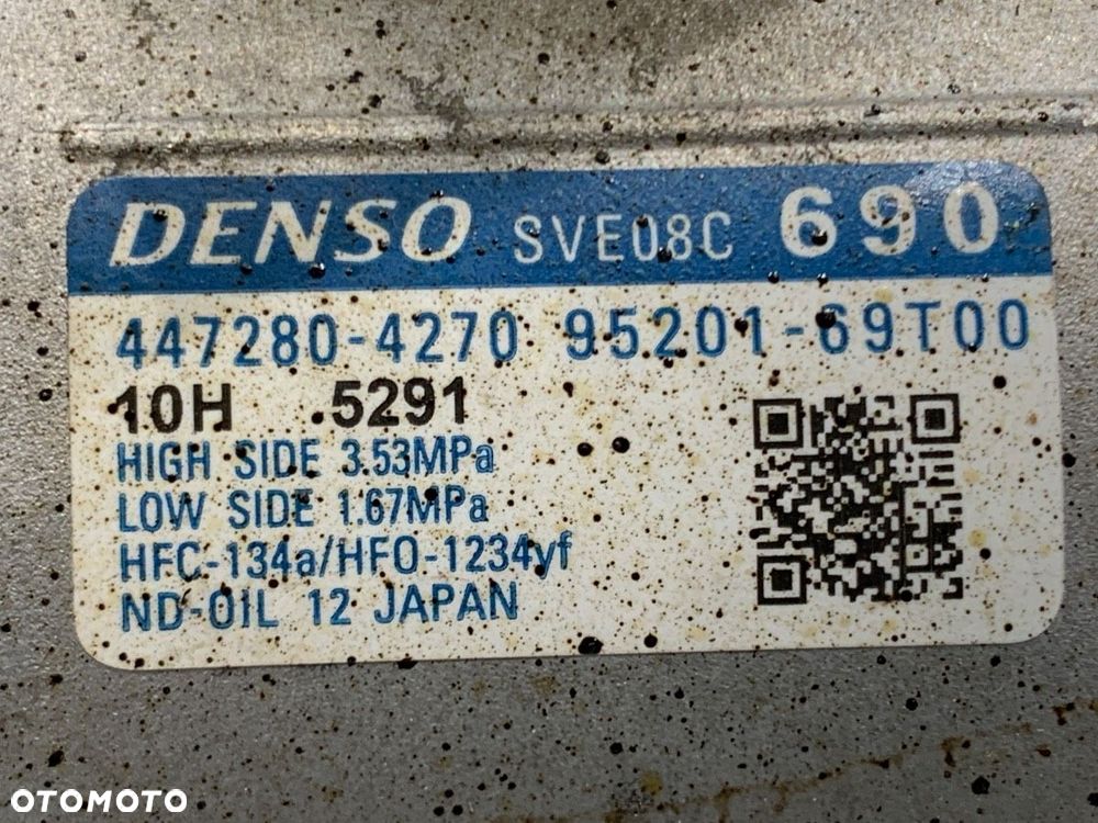 SPRĘŻARKA KLIMATYZACJI SUZUKI SWIFT VI (ZD_, ZC_) 2023 - 1.2 VVT Hybrid (ZCEDS, AOL312) 61 kW [83 - 4