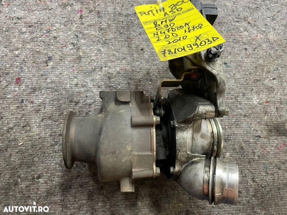 Turbina BMW E90/E91 E83/E84 E61/E60 2.0 d 177 cp An 2007 Cod 781019903D - 1