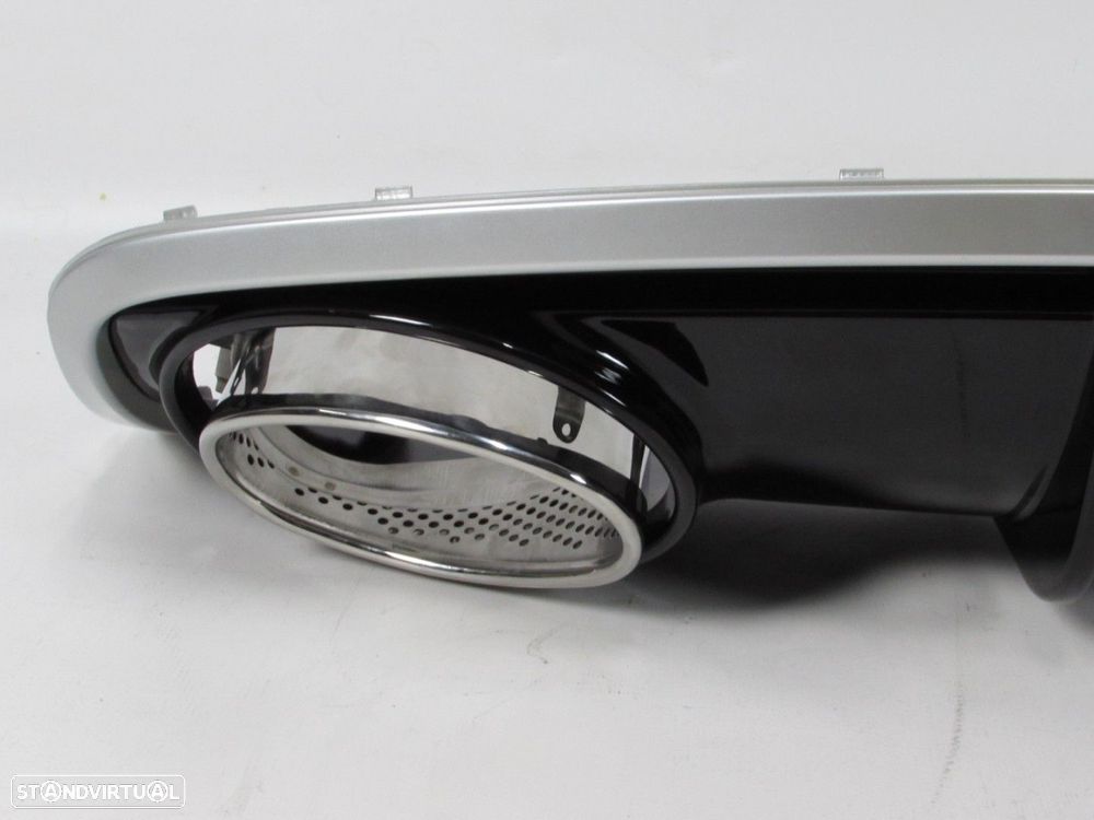 Difusor parachoques C/ Ponteiras LOOK RS4 Trás Novo/ ABS AUDI A4 (8K2, B8)/AUDI... - 3