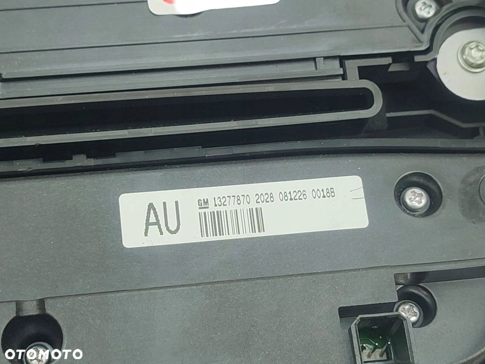 PANEL NAWIEWU KLIMATYZACJI RADIA OPEL INSIGNIA A (08-13) 13277870 13277909 - 5