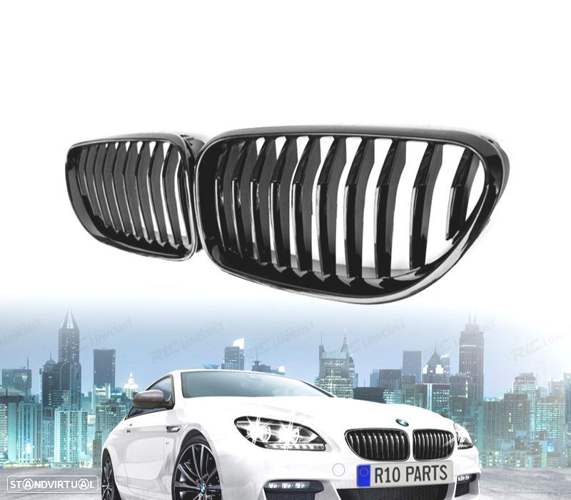 GRELHAS BMW F06 F12 F13 11-18 LOOK PERFORMANCE PRETO BRILHANTE - 1