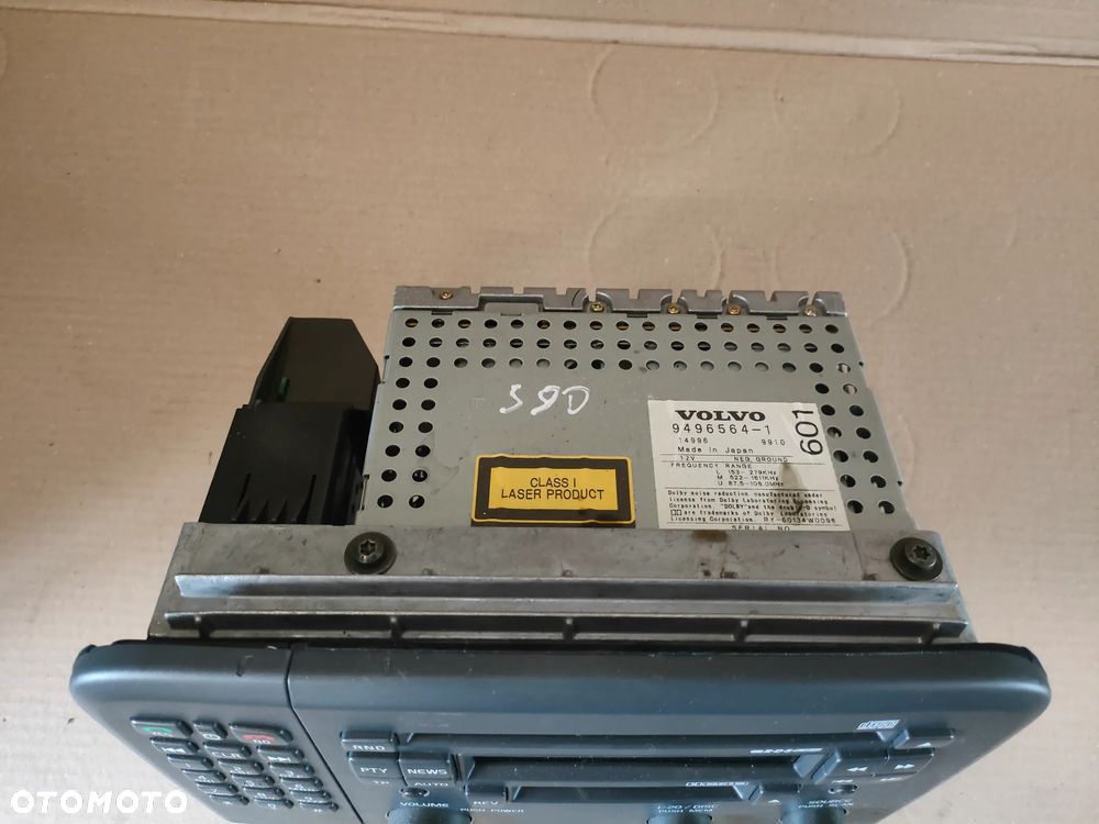VOLVO S80 I 1998- RADIO RADIOODTWARZECZ ORYGINALNY - 3