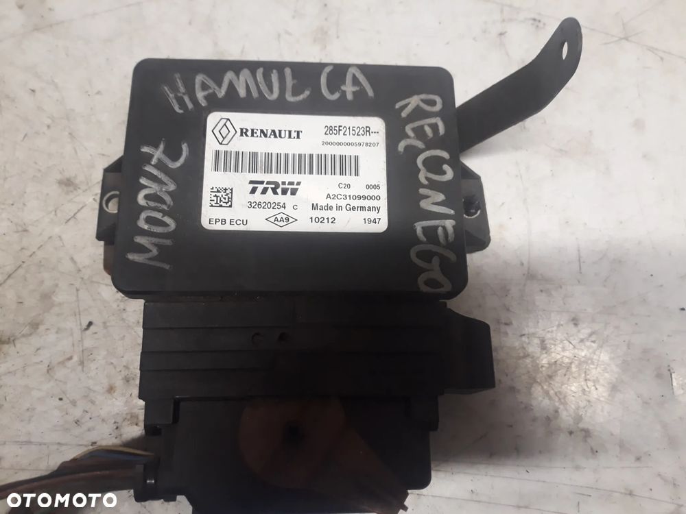 MODUŁ HAMULCA RĘCZNEGO RENAULT MEGANE III  285F21523R   A2C31099000 - 2