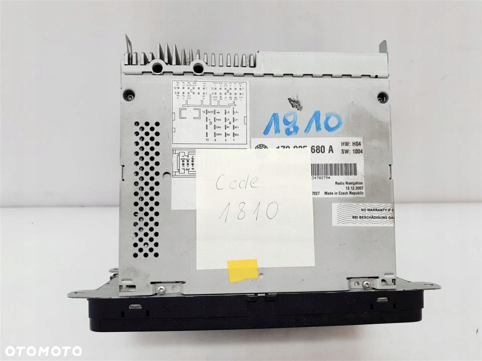 SKODA OCTAVIA II RADIO NAWIGACJA ORYGINAŁ - 3
