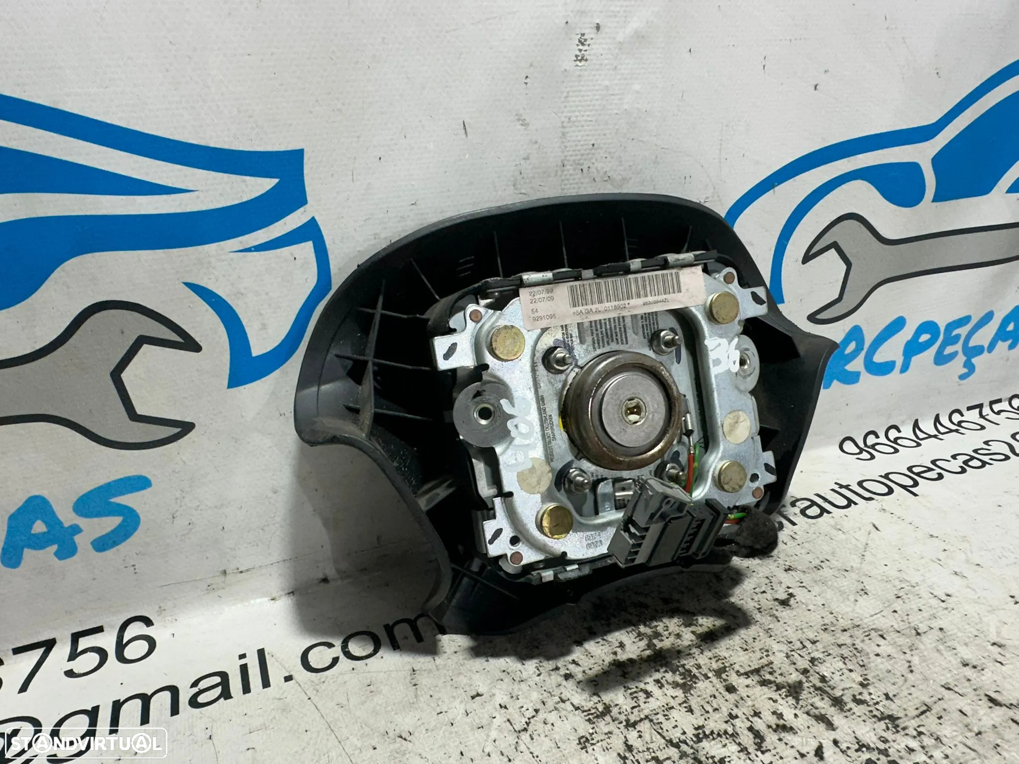 .Airbag Volante Guiador Original Peugeot 406 96303944ZL 1995 - 2005 - 5