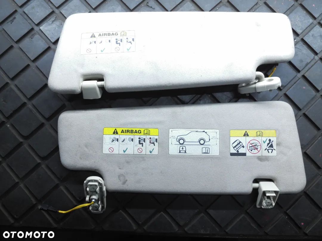 SŁONECZNIKI RANGE ROVER SPORT KREMOWE KOMPLET 2007R - 1