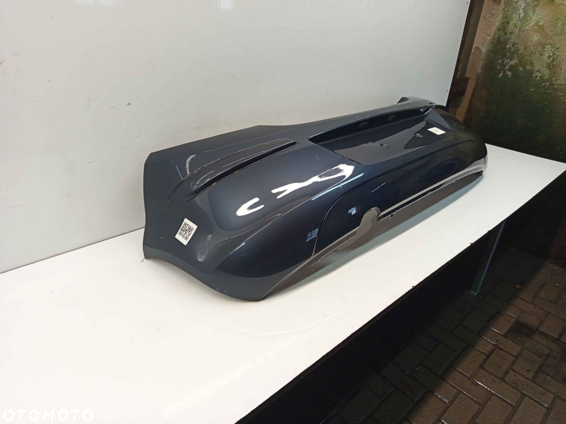 ^ ZDERZAK TYŁ TYLNY OPEL CORSA D Z168 SZARY POPIELATY 3D 3 DRZWI HB - 3