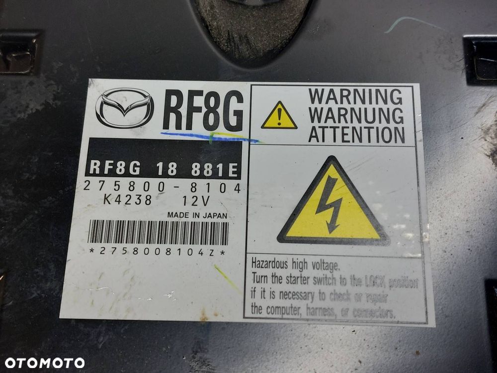 ZESTAW STARTOWY MAZDA 6 II GH 2.0 D RF8G18881E 275800-8104 1EGAM6D - 2