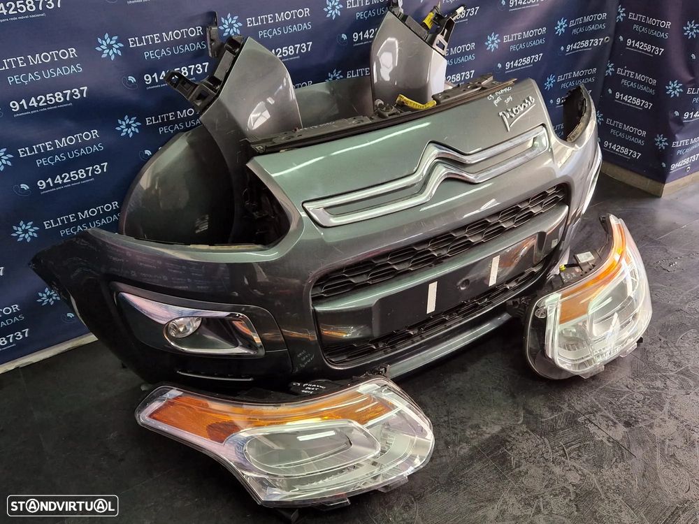 Frente completa usada CITROEN C3 PICASSO 2015 1.6 HDI capot parachoques guardalamas oticas radiadores - 2