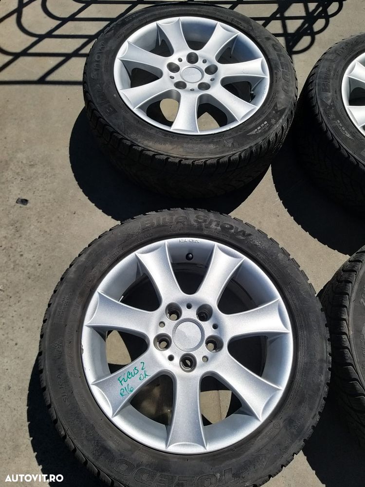 Set jante aliaj cu anvelope r16 205/55r16 ford focus 2 kba47824 - 3