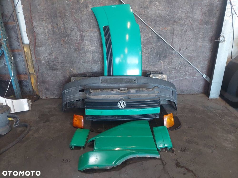 KOMPLETNY PRZÓD MASKA ZDERZAK BŁOTNIK LAMPY GRILL VOLKSWAGEN TRANSPORTER T4 - 1