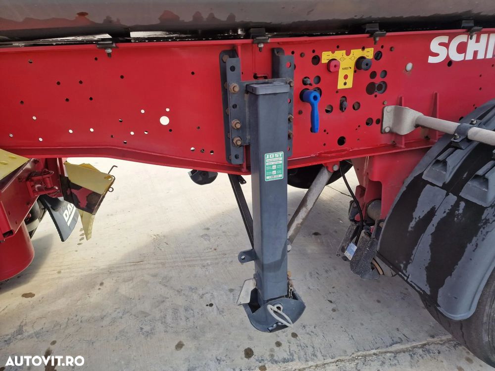 Schmitz Cargobull SKI BASCULABILA de 28mc, PRELATA RABATABILA electric, jante ALUMINIU, AXA LIFTABILA, picioare sprijin, HARDOX, Posibilitate leasing 4 ani, anvelope 385/65R22,5 70% -OK, STARE FOARTE BUNA-PROMOTIE 22.900 EUR+Tva - 19