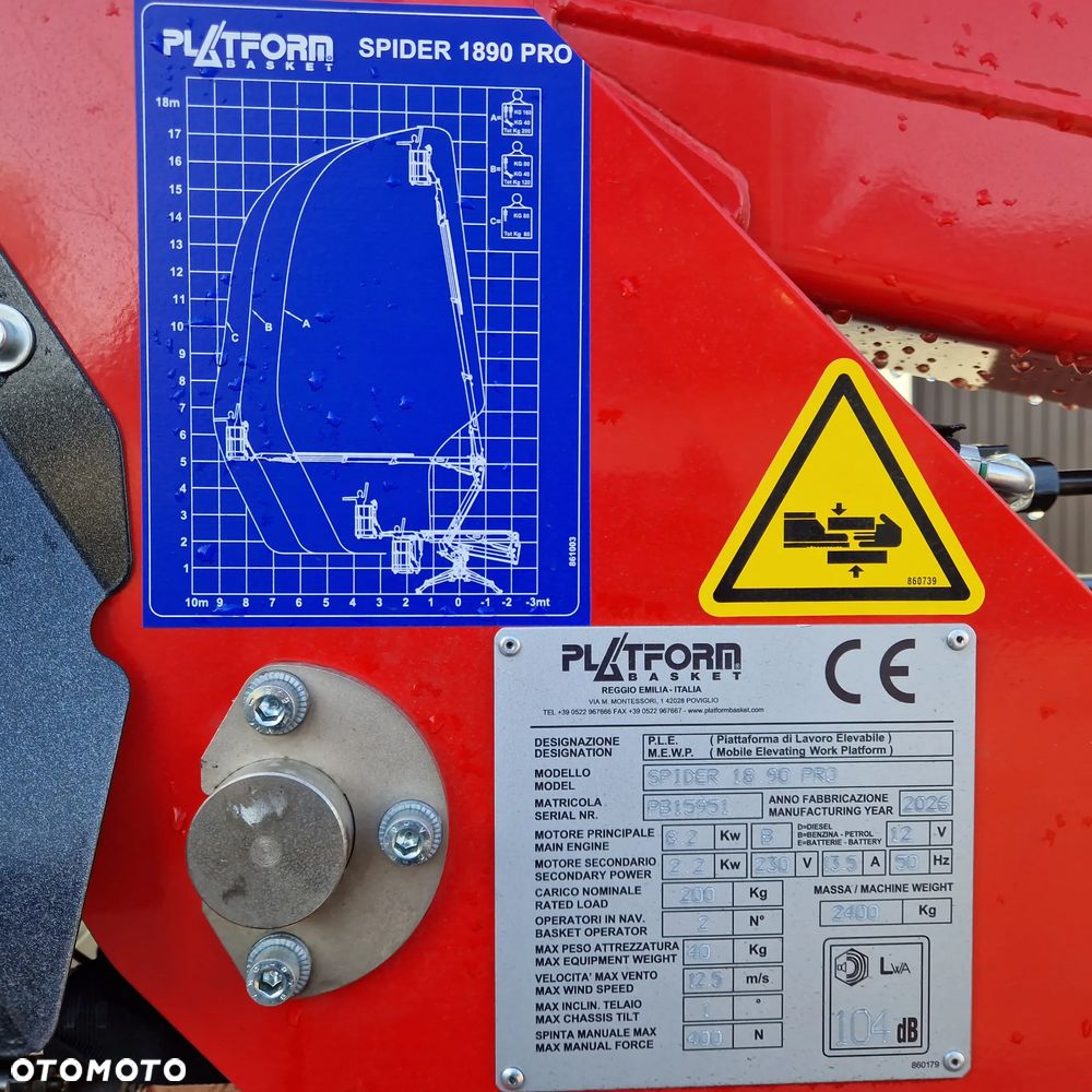 Platform Basket SPIDER 18.90 PRO - 4