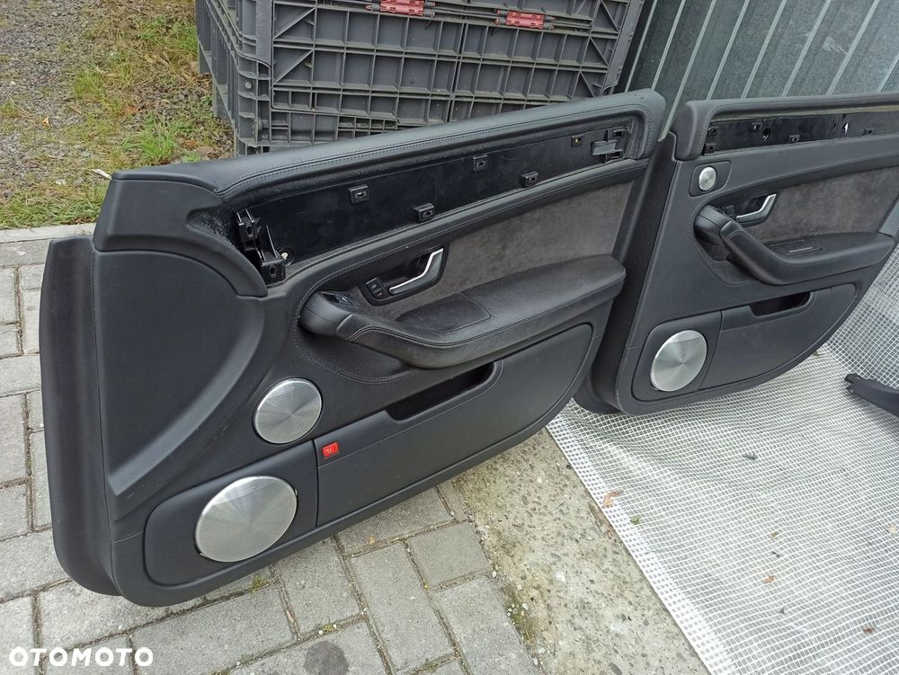 AUDI A8 S8 D3 FOTELE KOMPLET SPORT ALCANTARA ELEKTR GRZANE BOCZKI BO - 3