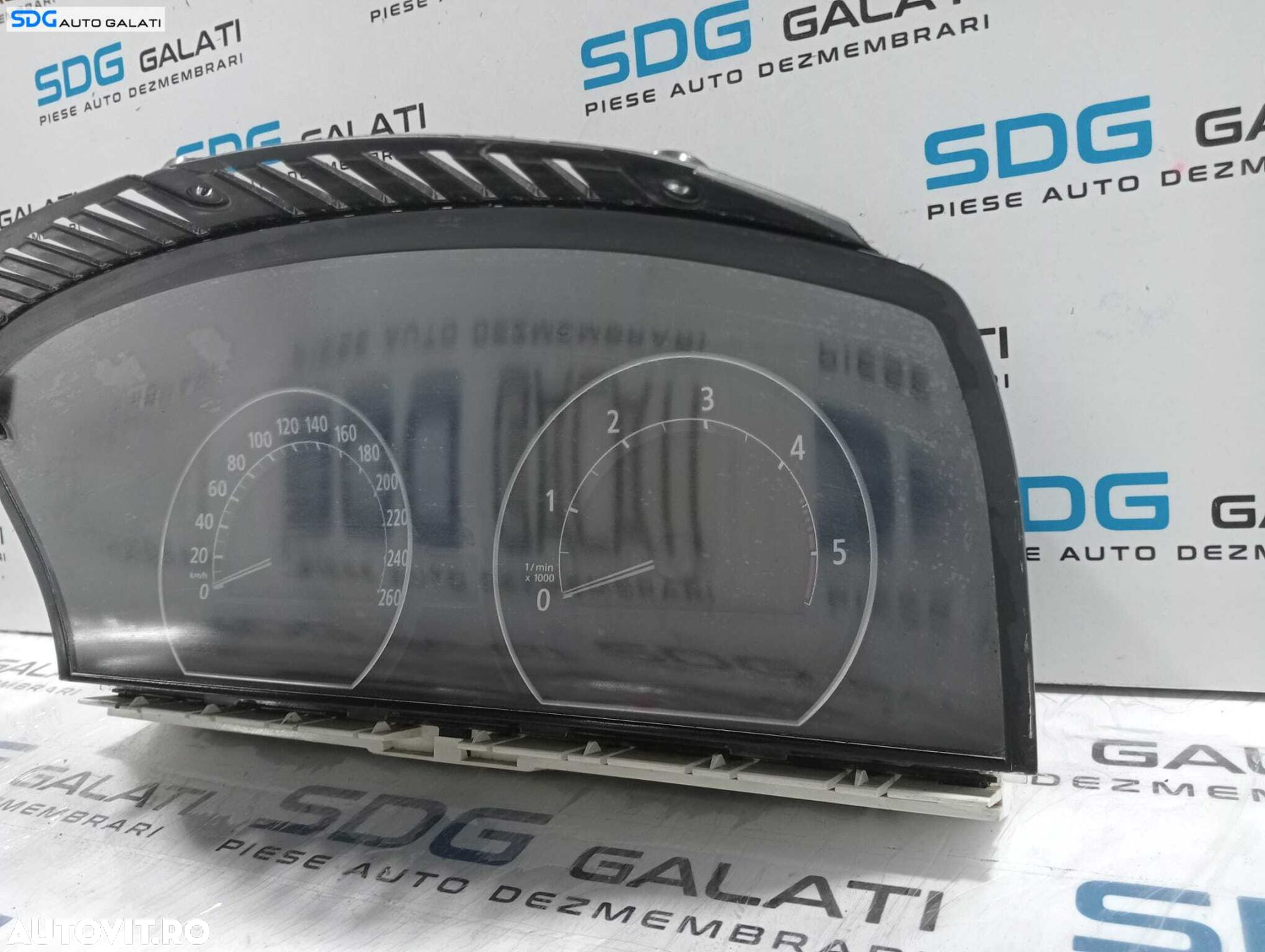 Ceas Ceasuri Cluster Instrumente Bord Volan Stanga KM BMW Seria 7 E65 E66 730 3.0 D FL Facelift 2001 - 2008 Cod 62.11 6956632 [L4786] - 7