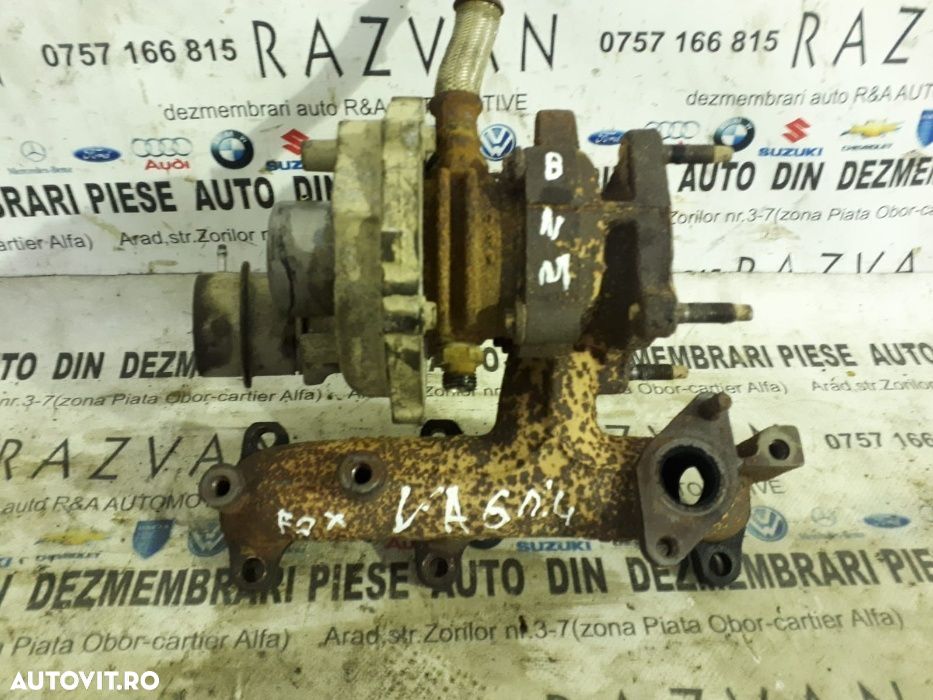 Turbo turbina VW Fox Polo Skoda Seat 1.4 tdi motor bnm cu garantie - 1