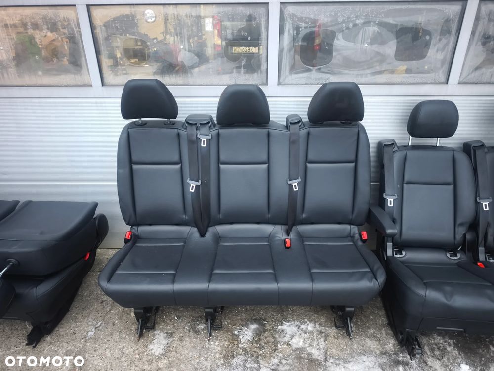 Fotele tył fotel trójka dwójka Mercedes-Benz Vito v-klasa w447 2014- skóra w639 - 4