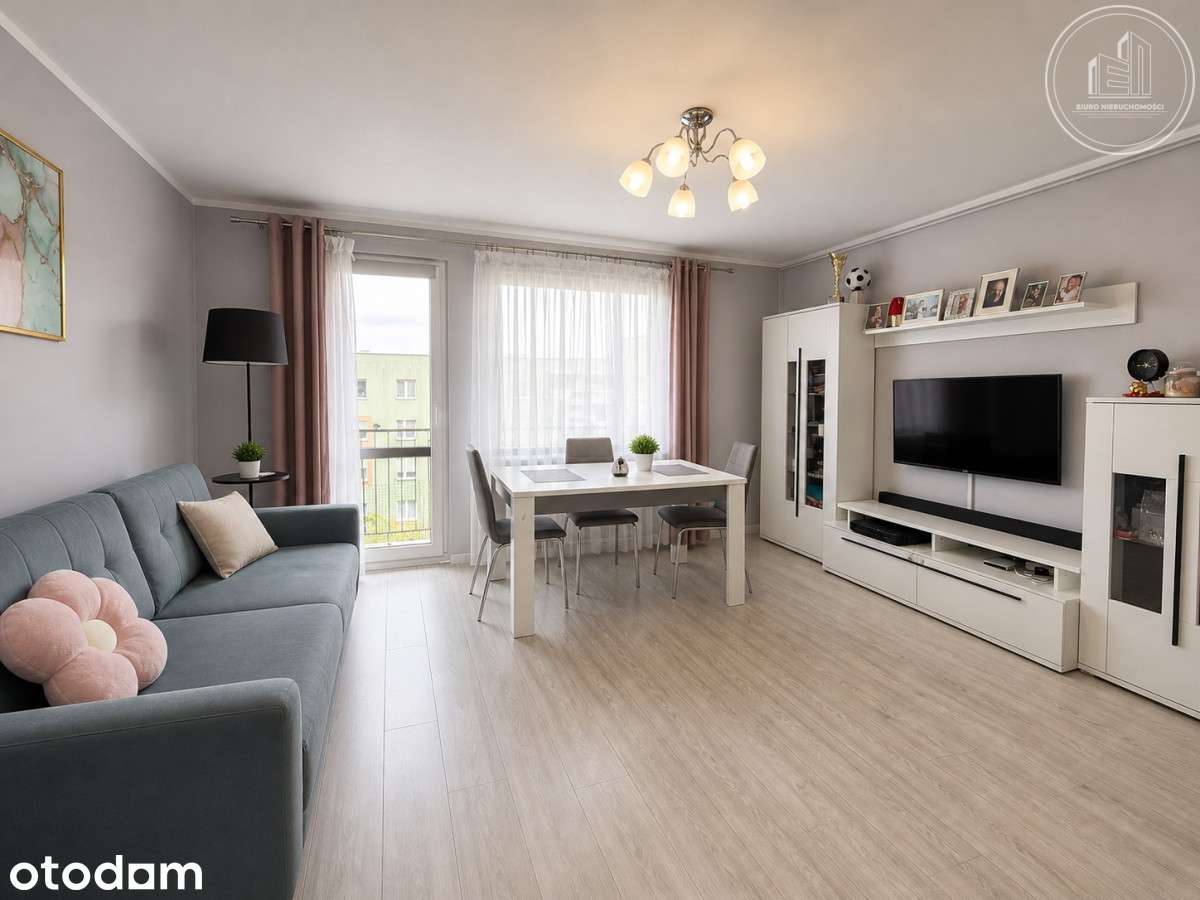Mieszkanie 3 pokojowe | 61, 5 m2 | blok| balkon