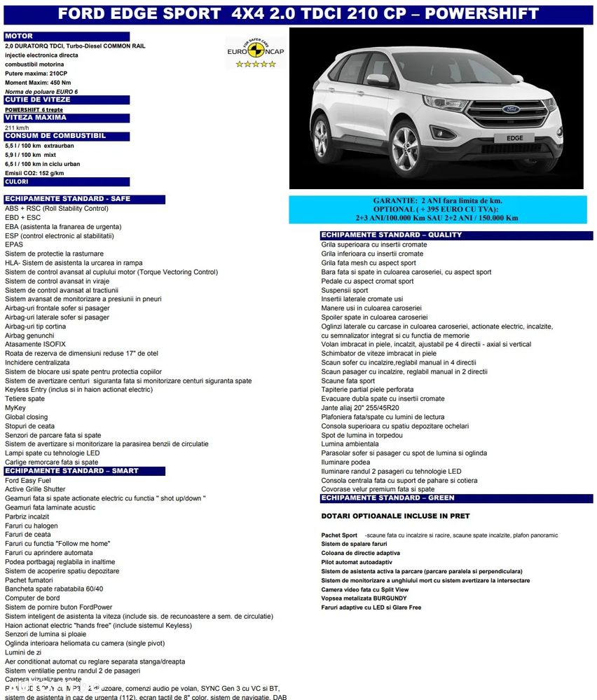 Ford Edge 2.0 TDCi Powershift Sport - 6