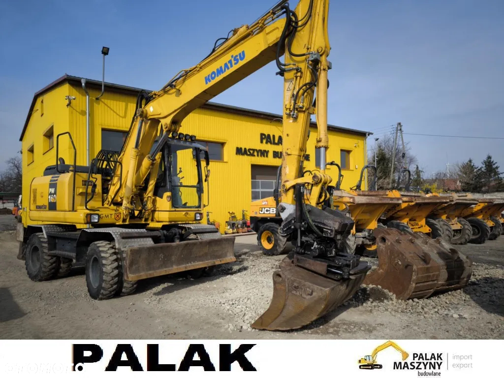 Komatsu Koparka kołowa KOMATSU PW 160-7E +ROTATOR , 2009 rok - 3